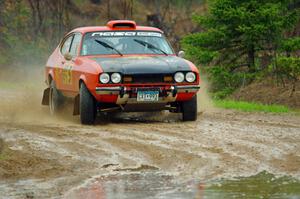 Mike Hurst / Rhianon Gelsomino Ford Capri on SS1, J5 North I.