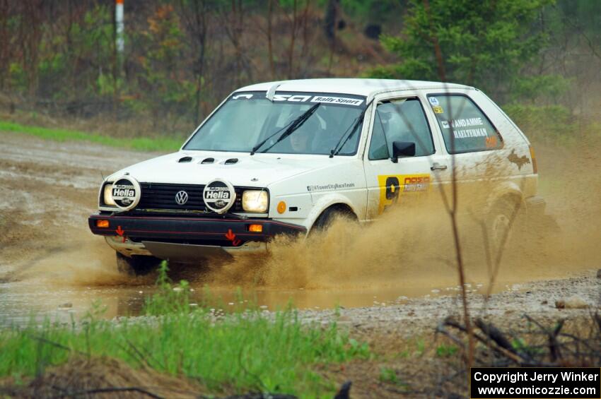 Adam VanDamme / Taylor Haelterman VW Golf on SS1, J5 North I.