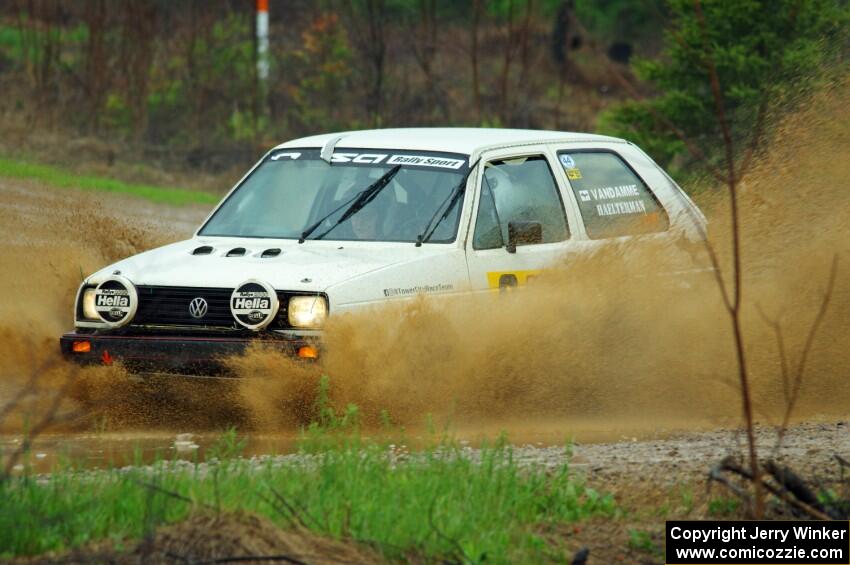 Adam VanDamme / Taylor Haelterman VW Golf on SS1, J5 North I.