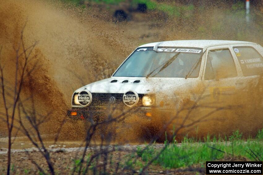 Adam VanDamme / Taylor Haelterman VW Golf on SS1, J5 North I.