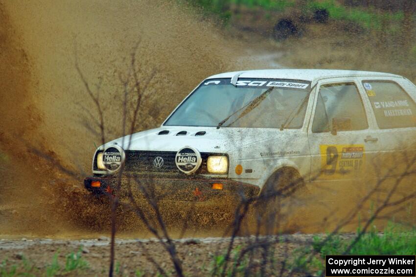 Adam VanDamme / Taylor Haelterman VW Golf on SS1, J5 North I.