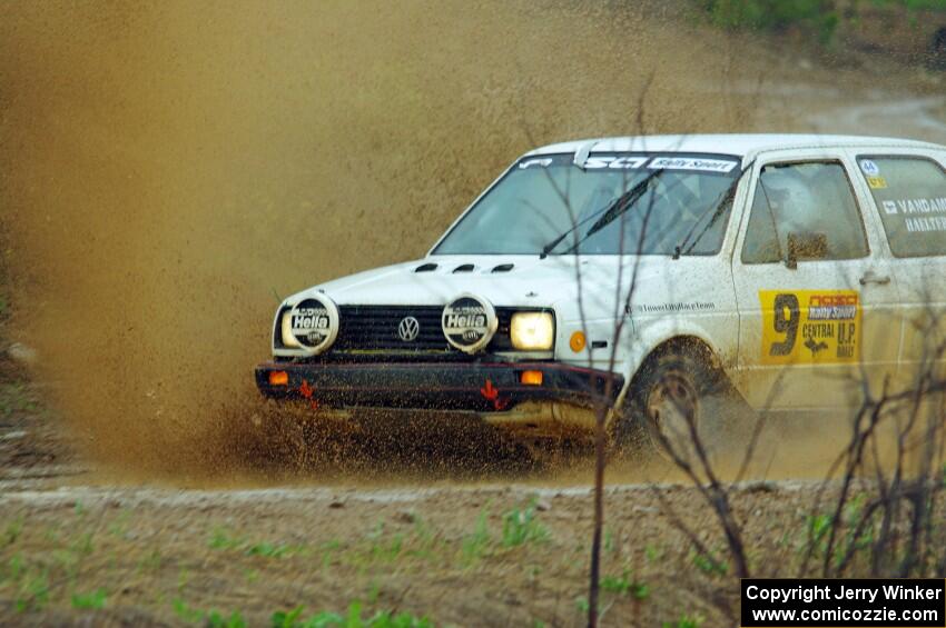 Adam VanDamme / Taylor Haelterman VW Golf on SS1, J5 North I.