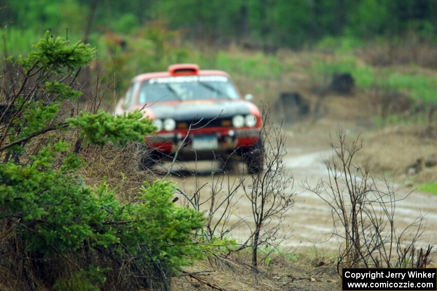 Mike Hurst / Rhianon Gelsomino Ford Capri on SS1, J5 North I.