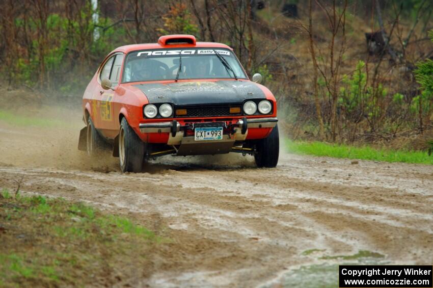 Mike Hurst / Rhianon Gelsomino Ford Capri on SS1, J5 North I.