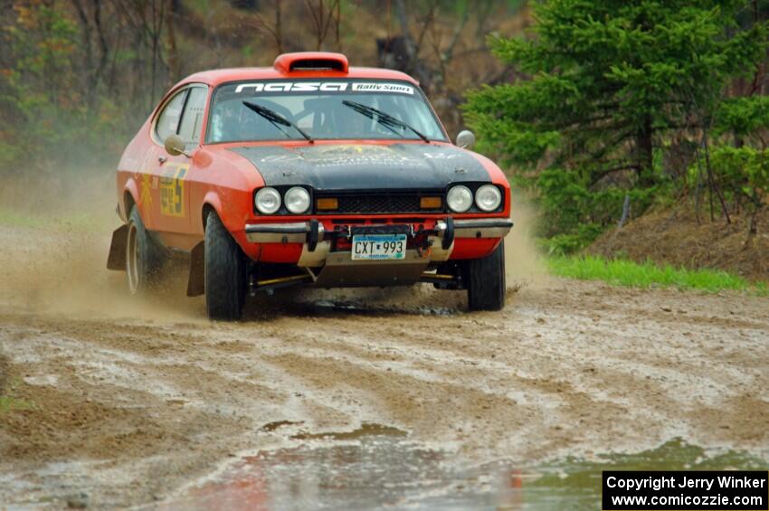 Mike Hurst / Rhianon Gelsomino Ford Capri on SS1, J5 North I.