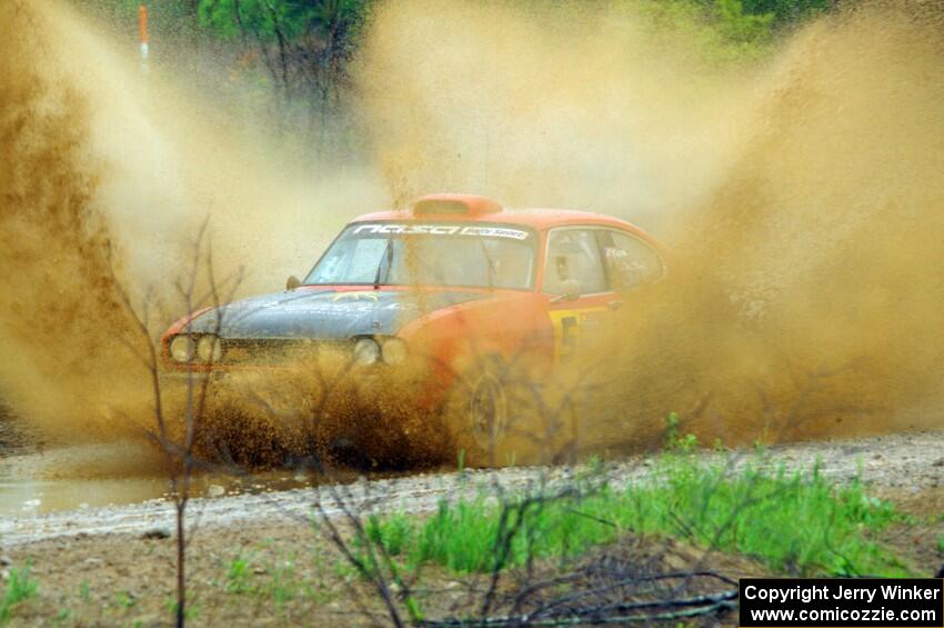 Mike Hurst / Rhianon Gelsomino Ford Capri on SS1, J5 North I.