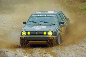 Cory Grant / Kevin Forde VW Jetta on SS1, J5 North I.