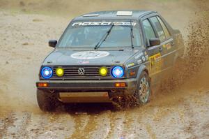 Cory Grant / Kevin Forde VW Jetta on SS1, J5 North I.