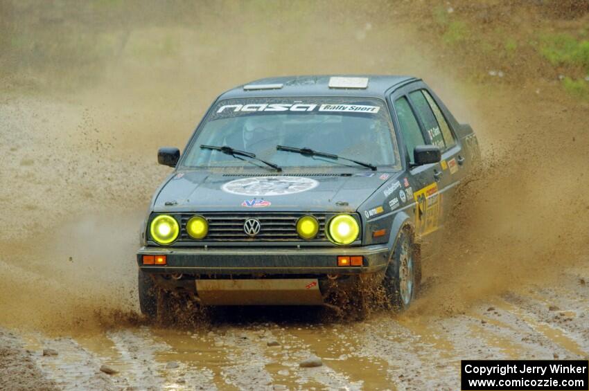 Cory Grant / Kevin Forde VW Jetta on SS1, J5 North I.