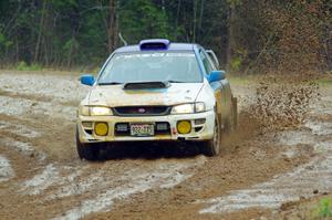 Tyler Matalas / Ian Hoge Subaru Impreza LX on SS1, J5 North I.