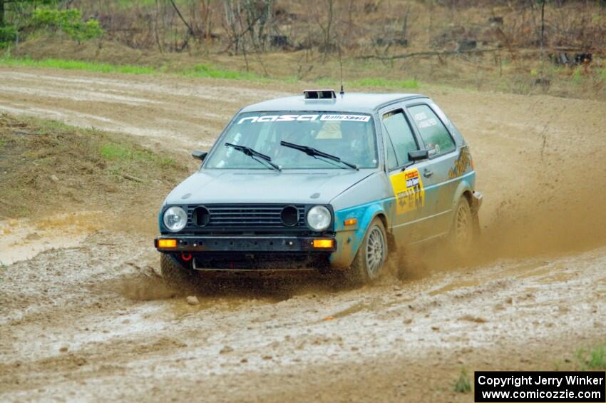 Mark Rokus / Mike Van Alphen VW GTI on SS3, J5 North II.