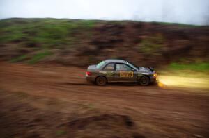 Jordan Locher / Tom Addison Subaru Impreza 2.5RS on SS8, J5 South II.