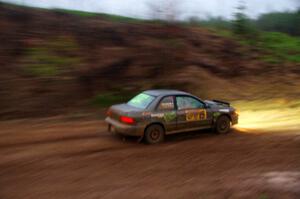 Jordan Locher / Tom Addison Subaru Impreza 2.5RS on SS8, J5 South II.
