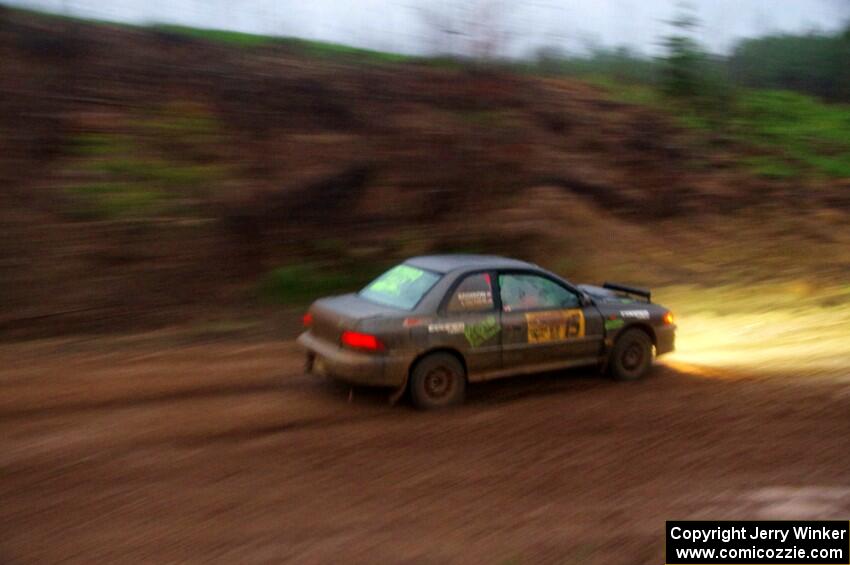 Jordan Locher / Tom Addison Subaru Impreza 2.5RS on SS8, J5 South II.