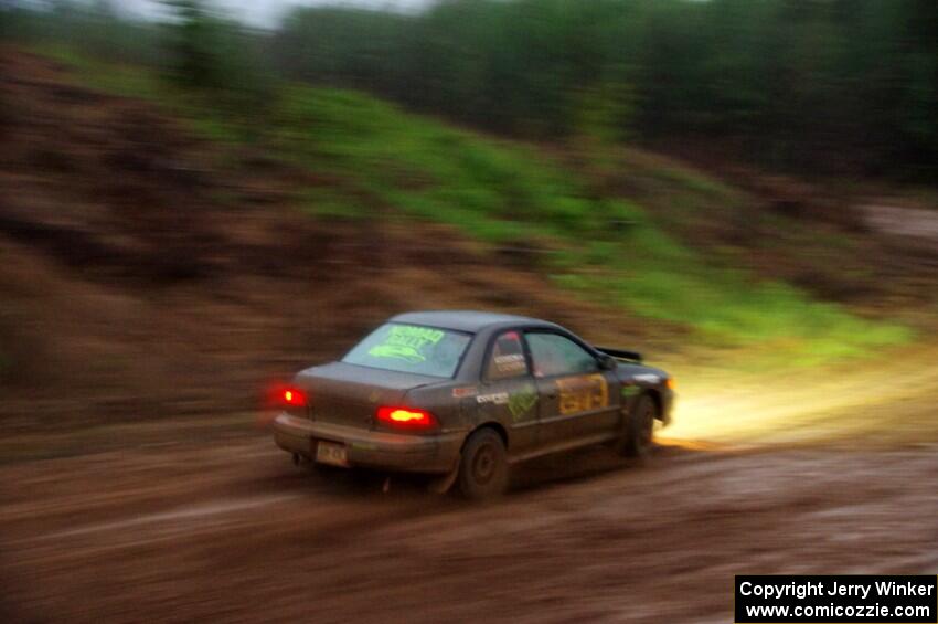 Jordan Locher / Tom Addison Subaru Impreza 2.5RS on SS8, J5 South II.