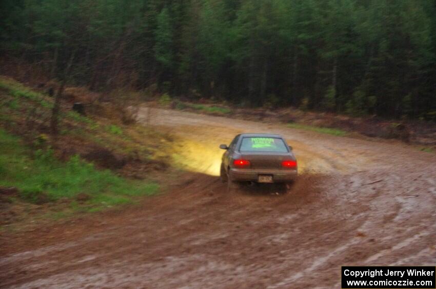 Jordan Locher / Tom Addison Subaru Impreza 2.5RS on SS8, J5 South II.