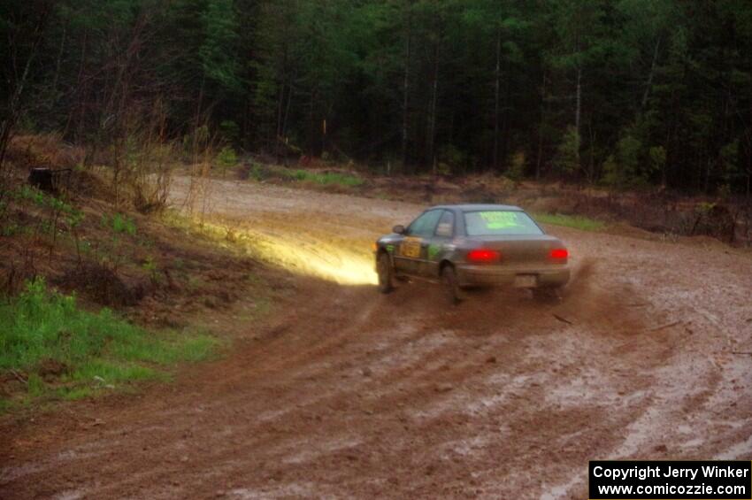 Jordan Locher / Tom Addison Subaru Impreza 2.5RS on SS8, J5 South II.