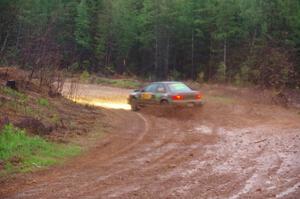 Jordan Locher / Tom Addison Subaru Impreza 2.5RS on SS8, J5 South II.