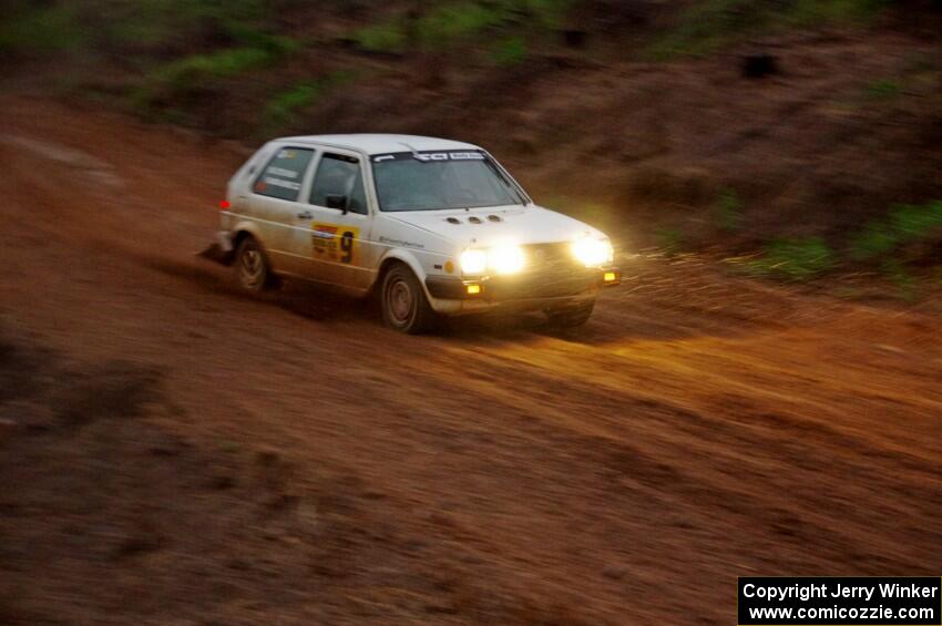 Adam VanDamme / Taylor Haelterman VW Golf on SS8, J5 South II.