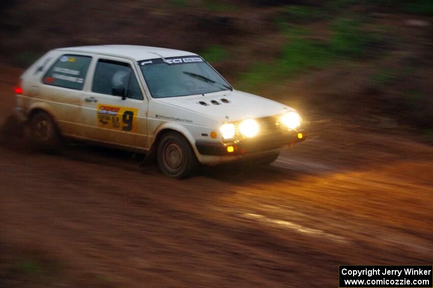 Adam VanDamme / Taylor Haelterman VW Golf on SS8, J5 South II.