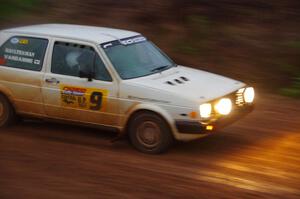 Adam VanDamme / Taylor Haelterman VW Golf on SS8, J5 South II.