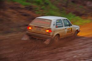 Adam VanDamme / Taylor Haelterman VW Golf on SS8, J5 South II.