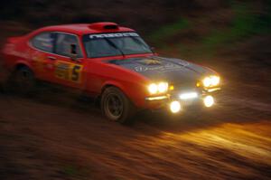 Mike Hurst / Rhianon Gelsomino Ford Capri on SS8, J5 South II.