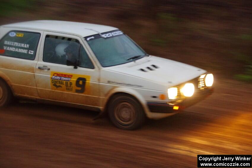 Adam VanDamme / Taylor Haelterman VW Golf on SS8, J5 South II.