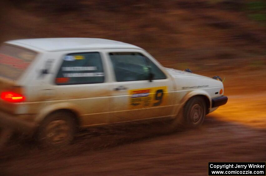 Adam VanDamme / Taylor Haelterman VW Golf on SS8, J5 South II.