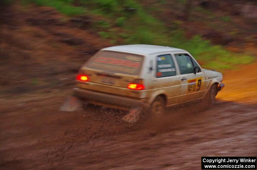 Adam VanDamme / Taylor Haelterman VW Golf on SS8, J5 South II.