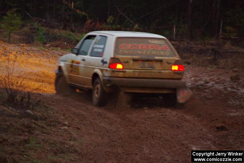 Adam VanDamme / Taylor Haelterman VW Golf on SS8, J5 South II.