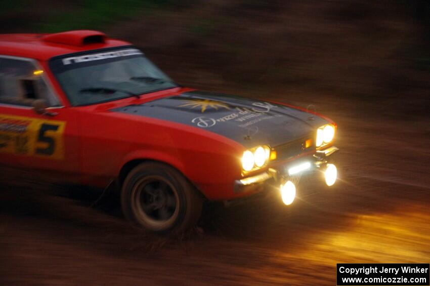 Mike Hurst / Rhianon Gelsomino Ford Capri on SS8, J5 South II.