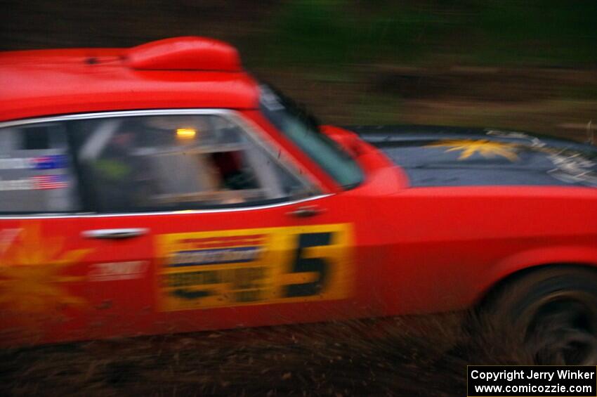 Mike Hurst / Rhianon Gelsomino Ford Capri on SS8, J5 South II.