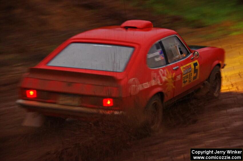 Mike Hurst / Rhianon Gelsomino Ford Capri on SS8, J5 South II.