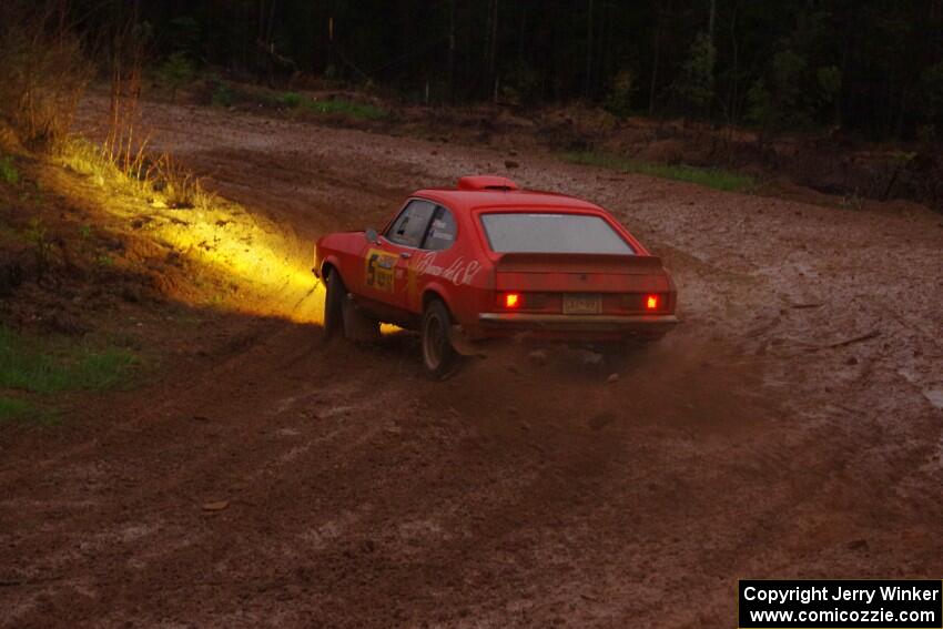 Mike Hurst / Rhianon Gelsomino Ford Capri on SS8, J5 South II.