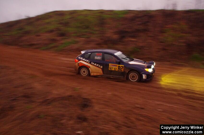 John Cirisan / Boyd Smith Subaru WRX STi on SS8, J5 South II.