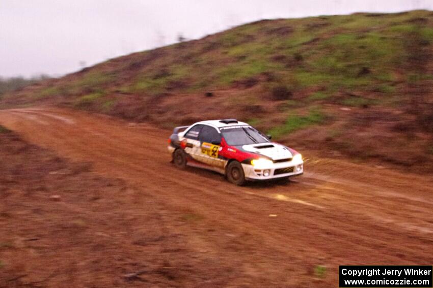 Chris Barribeau / Bryce Proseus Subaru Impreza RS on SS8, J5 South II.