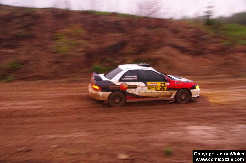 Chris Barribeau / Bryce Proseus Subaru Impreza RS on SS8, J5 South II.