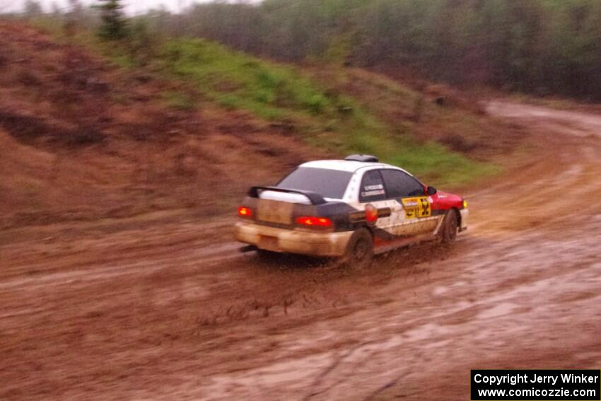 Chris Barribeau / Bryce Proseus Subaru Impreza RS on SS8, J5 South II.