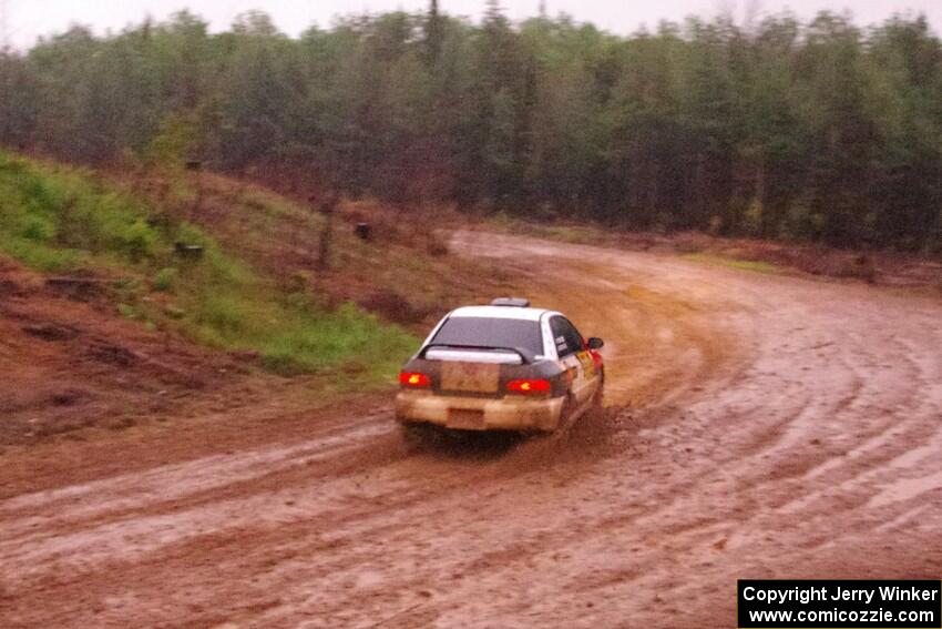 Chris Barribeau / Bryce Proseus Subaru Impreza RS on SS8, J5 South II.