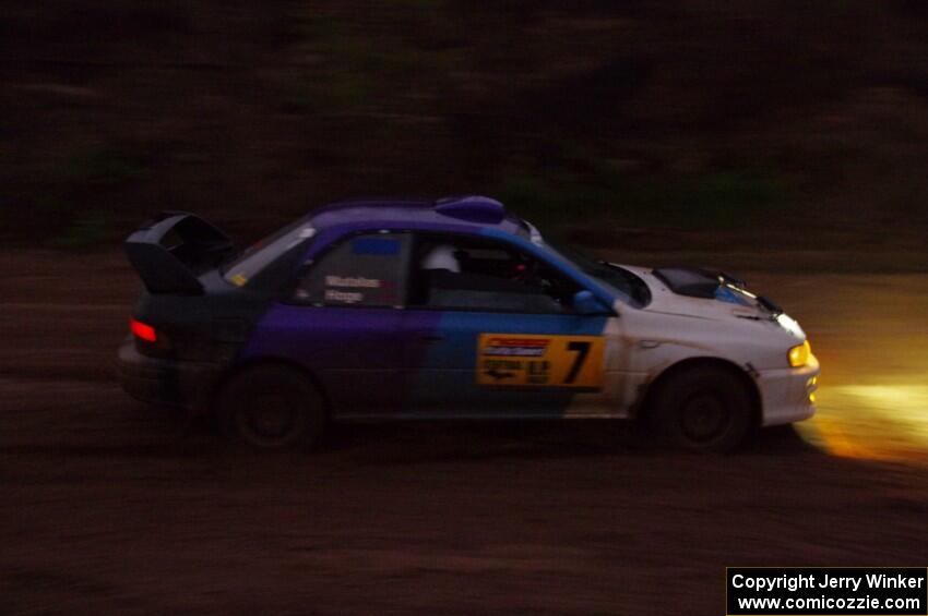 Tyler Matalas / Ian Hoge Subaru Impreza LX on SS8, J5 South II.