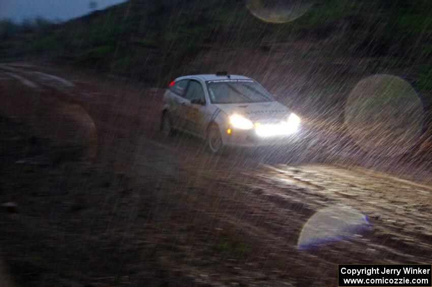 Mohammad Salehi / Rob McCarter Ford Focus on SS8, J5 South II.