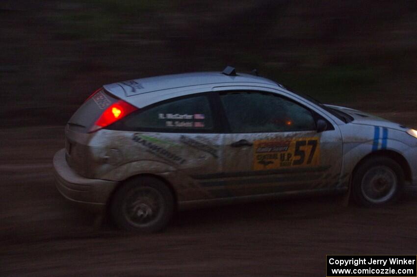 Mohammad Salehi / Rob McCarter Ford Focus on SS8, J5 South II.