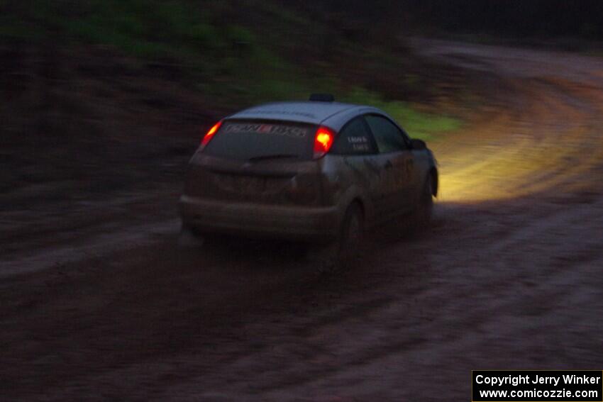 Mohammad Salehi / Rob McCarter Ford Focus on SS8, J5 South II.