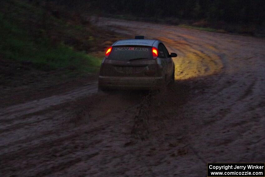 Mohammad Salehi / Rob McCarter Ford Focus on SS8, J5 South II.