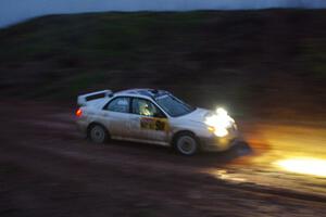 Ian McCarty / Makisa Upton Subaru WRX STi on SS8, J5 South II.