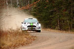 Kyle Tilley / Sarah Freeze Ford Fiesta R5 on SS1.