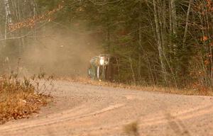 Jordan Locher / Tom Addison Subaru Impreza 2.5RS rolls on SS1.