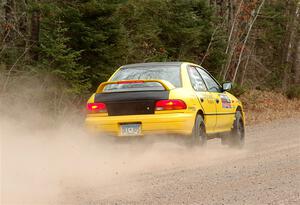 Steve Gingras / Katie Gingras Subaru Impreza on SS1.