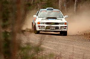 Tyler Matalas / Izaak Degenaer Subaru Impreza LX on SS1.